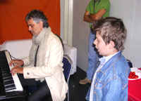 Andrea Bocelli e Jacopo Menconi